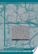 French activity on high temperature corrosion in water vapor [E-Book] /