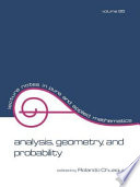 Analysis, geometry, and probability. 1 : Chilean Symposium on Mathematics, proceedings : Valparaiso, 18.12.1981-20.12.1981.