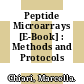Peptide Microarrays [E-Book] : Methods and Protocols /