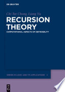 Recursion theory : computational aspects of definability [E-Book] /