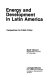 Energy and development in Latin America : perspectives for public policy /