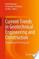 Current Trends in Geotechnical Engineering and Construction [E-Book] : Proceedings of 3ICGE-Iraq 2022 /