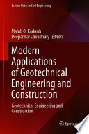 Modern Applications of Geotechnical Engineering and Construction [E-Book] : Geotechnical Engineering and Construction /