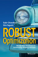 Robust optimization : world's best practices for developing winning vehicles [E-Book] /