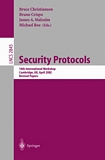 Security Protocols [E-Book] : 10th International Workshop, Cambridge, UK, April 17-19, 2002, Revised Papers /