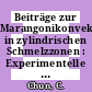 Beiträge zur Marangonikonvektion in zylindrischen Schmelzzonen : Experimentelle Simulation und Berechnung des Einflusses der Erdschwere.