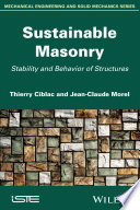 Sustainable masonry : stability and behavior of structures [E-Book] /