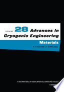 Advances in Cryogenic Engineering Materials [E-Book] /