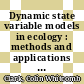 Dynamic state variable models in ecology : methods and applications [E-Book] /