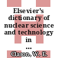 Elsevier's dictionary of nuclear science and technology in six languages : English/american-french-spanish-italian-dutch and german.
