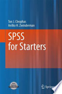 SPSS for Starters [E-Book] : SPSS for Starters /