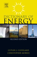 Dictionary of energy [E-Book] /