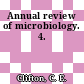 Annual review of microbiology. 4.
