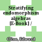 Stratifying endomorphism algebras [E-Book] /