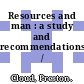 Resources and man : a study and recommendations /