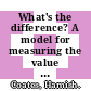 What's the difference? A model for measuring the value added by higher education in Australia [E-Book] /