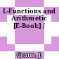 L-Functions and Arithmetic [E-Book] /