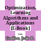 Optimization, Learning Algorithms and Applications [E-Book] : Third International Conference, OL2A 2023, Ponta Delgada, Portugal, September 27-29, 2023, Revised Selected Papers, Part II /