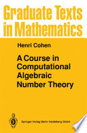 A course in computational algebraic number theory [E-Book] /