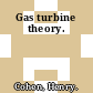 Gas turbine theory.