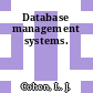 Database management systems.