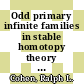 Odd primary infinite families in stable homotopy theory [E-Book] /