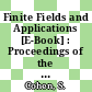 Finite Fields and Applications [E-Book] : Proceedings of the Third International Conference, Glasgow, July 1995 /
