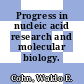 Progress in nucleic acid research and molecular biology. 18.