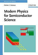 Modern physics for semiconductor science /
