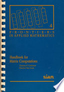 Handbook for matrix computations.