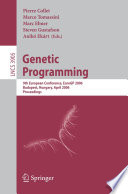 Genetic Programming (vol. # 3905) [E-Book] / 9th European Conference, EuroGP 2006, Budapest, Hungary, April 10-12, 2006. Proceedings