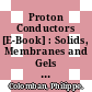 Proton Conductors [E-Book] : Solids, Membranes and Gels - Materials and Devices /