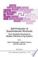 Self-Production of Supramolecular Structures [E-Book] : From Synthetic Structures to Models of Minimal Living Systems /