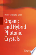 Organic and Hybrid Photonic Crystals [E-Book] /