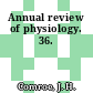 Annual review of physiology. 36.