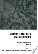 Advances in Materials Characterization [E-Book] /