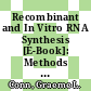 Recombinant and In Vitro RNA Synthesis [E-Book]: Methods and Protocols /
