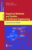 Empirical Methods and Studies in Software Engineering [E-Book] : Experiences from ESERNET /