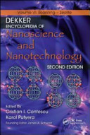 Dekker encyclopedia of nanoscience and nanotechnology 6 : Scanning - zeolite /