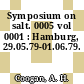 Symposium on salt. 0005 vol 0001 : Hamburg, 29.05.79-01.06.79.