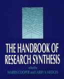 The handbook of research synthesis /