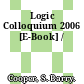 Logic Colloquium 2006 [E-Book] /