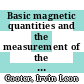 Basic magnetic quantities and the measurement of the magnetic properties of materials /