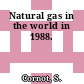 Natural gas in the world in 1988.