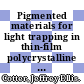 Pigmented materials for light trapping in thin-film polycrystalline silicon solar cells /