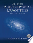 Allen’s Astrophysical Quantities [E-Book] /