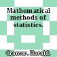 Mathematical methods of statistics.