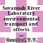 Savannah River Laboratory environmental transport and effects research : annual report 1977 : [E-Book]
