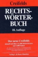 Rechtswörterbuch /