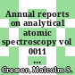 Annual reports on analytical atomic spectroscopy vol 0011 : Reviewing 1981.